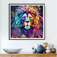 Lion - 5d Diy Kits Broderie Diamant Diamond Painting FL3174