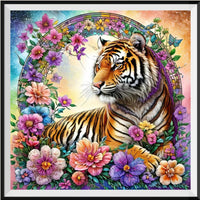 Tigre - 5D Kit Broderie Diamant Diamond Painting FL3204