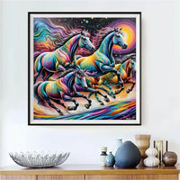 Cheval - 5d Diy Kit Broderie Diamant Diamond Painting FL3223