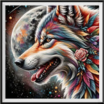 Loup 5d Diy Kits Broderie Diamant Diamond Painting FL3278