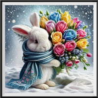 Lapin 5d Diy Kits Broderie Diamant Diamond Painting FL3291