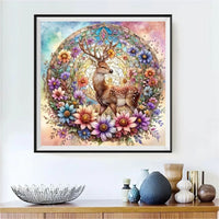 Cerfs - 5d Diy Kits Broderie Diamant Diamond Painting FL3301