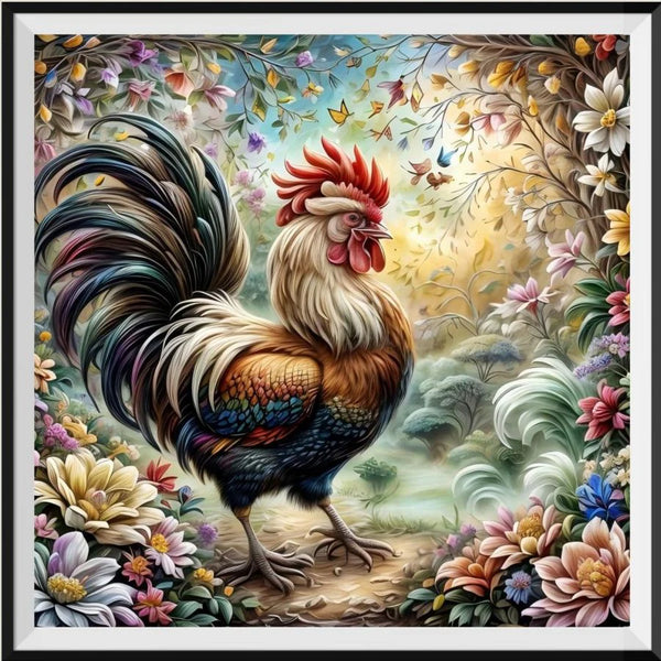 Poulet 5d Diy Kit Broderie Diamant Diamond Painting FL3308