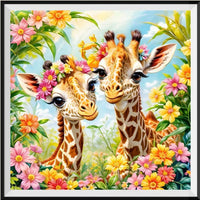 Girafe - 5d Diy Kits Broderie Diamant Diamond Painting FL3320