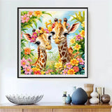 Girafe - 5d Diy Kits Broderie Diamant Diamond Painting FL3320