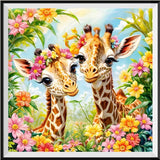 Girafe - 5d Diy Kits Broderie Diamant Diamond Painting FL3320