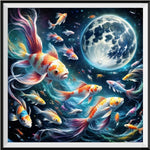 Poisson 5D Kit Broderie Diamant Diamond Painting FL3334