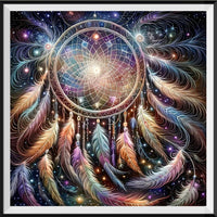 Attrape Rêves 5D Diy Kits Broderie Diamant Diamond Painting FL3455