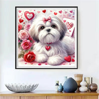 Chien - 5D Kit Broderie Diamant Diamond Painting FL3474