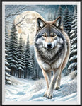 Loup - 5D Kit Broderie Diamant Diamond Painting FL3529