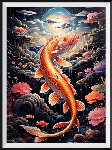 Poisson 5d Diy Kits Broderie Diamant Diamond Painting FL3533