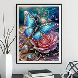 Papillon - 5D Diy Kit Broderie Diamant Diamond Painting FL3659