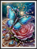 Papillon - 5D Diy Kit Broderie Diamant Diamond Painting FL3659