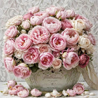 Roses - 5D Kit Broderie Diamant Diamond Painting FL4076