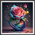 Roses - 5D Kit Broderie Diamant Diamond Painting FL4082