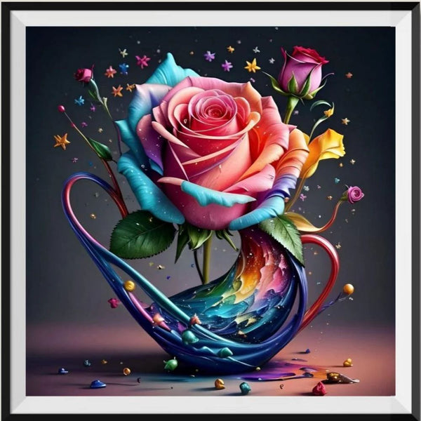 Roses - 5D Kit Broderie Diamant Diamond Painting FL4082