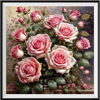 Roses - 5D Kit Broderie Diamant Diamond Painting FL4083