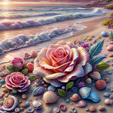 Roses - 5D Kit Broderie Diamant Diamond Painting FL4087