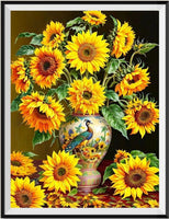 Tournesol - 5D Kit Broderie Diamants Diamond Painting FL4091