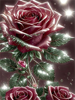 Roses - 5D Kit Broderie Diamants Diamond Painting FL4106