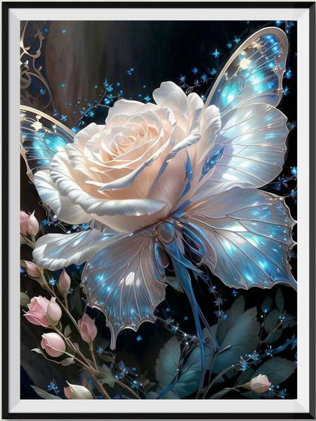 Roses - 5D Kit Broderie Diamants Diamond Painting FL4112