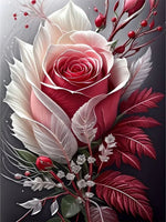 Roses - 5D Kit Broderie Diamants Diamond Painting FL4114