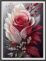 Roses - 5D Kit Broderie Diamants Diamond Painting FL4114