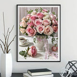 Roses - 5D Kit Broderie Diamants Diamond Painting FL4121