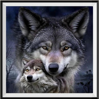 Loup 5d Diy Kits Broderie Diamant Diamond Painting FL4126