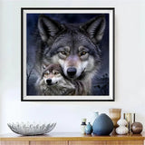 Loup 5d Diy Kits Broderie Diamant Diamond Painting FL4126