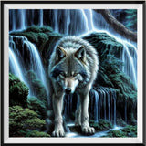 Loup 5d Diy Kits Broderie Diamant Diamond Painting FL4129