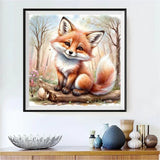 Renard - 5d Diy Kits Broderie Diamant Diamond Painting FL4130