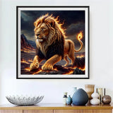 Lion - 5d Diy Kits Broderie Diamant Diamond Painting FL4223