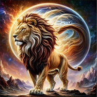 Lion - 5d Diy Kits Broderie Diamant Diamond Painting FL4224