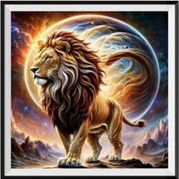 Lion - 5d Diy Kits Broderie Diamant Diamond Painting FL4224