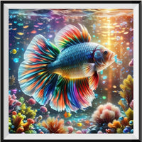 Poisson 5D Kit Broderie Diamant Diamond Painting FL4227