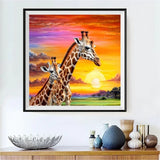 Girafe - 5d Diy Kits Broderie Diamant Diamond Painting FL4237