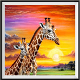 Girafe - 5d Diy Kits Broderie Diamant Diamond Painting FL4237