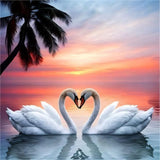 Cygne - 5d Diy Kits Broderie Diamant Diamond Painting FL4286