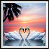 Cygne - 5d Diy Kits Broderie Diamant Diamond Painting FL4286