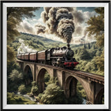 Train 5d Diy Kits Broderie Diamant Diamond Painting FL4338