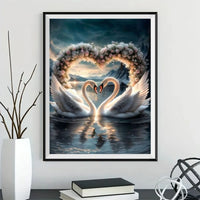 Cygne - 5D Kit Broderie Diamants Diamond Painting FL4408