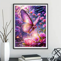 Papillon - 5D Diy Kit Broderie Diamant Diamond Painting FL4415