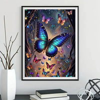 Papillon - 5D Diy Kit Broderie Diamant Diamond Painting FL4416