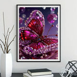 Papillon - 5D Diy Kit Broderie Diamant Diamond Painting FL4418