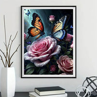 Papillon - 5D Diy Kit Broderie Diamant Diamond Painting FL4419