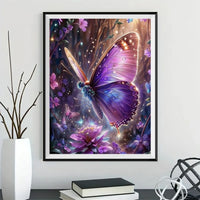 Papillon - 5D Diy Kit Broderie Diamant Diamond Painting FL4425