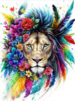 Lion - 5D Kit Broderie Diamants Diamond Painting FL4438