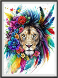 Lion - 5D Kit Broderie Diamants Diamond Painting FL4438