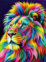 Lion - 5D Kit Broderie Diamants Diamond Painting FL4439